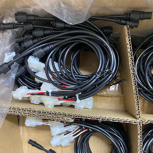 防水插头3芯连接器电源连接头应用于各种LED产品公母对接电缆接头