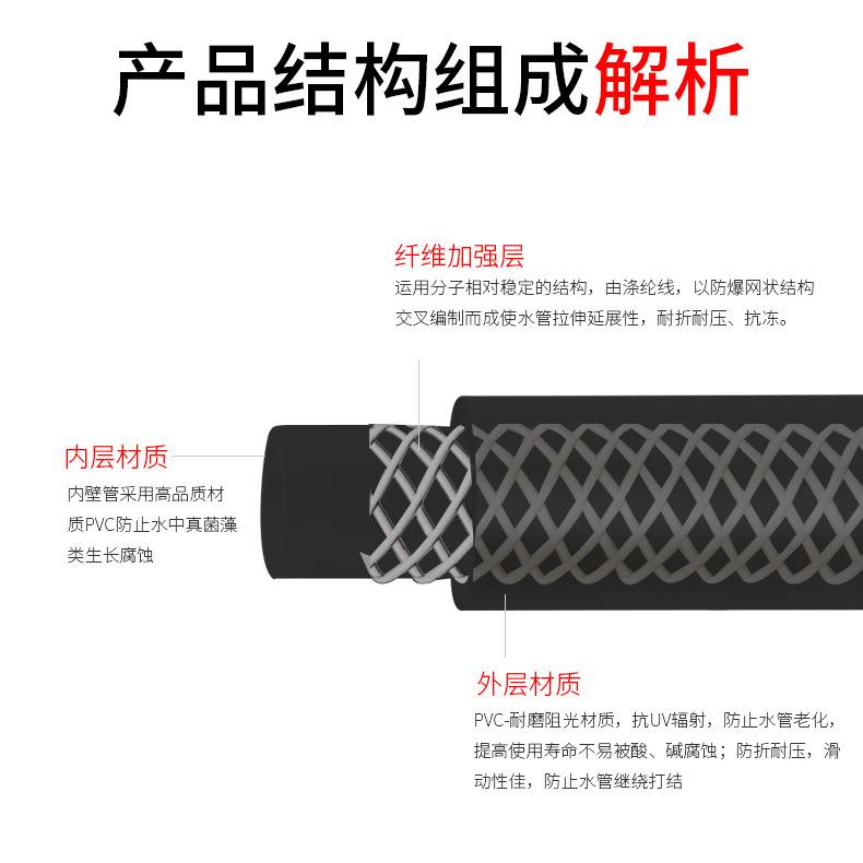 厂家 PVC橡塑风炮高压管多规格耐高压橡塑软管空压机气泵气动风管