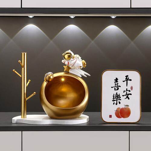 轻奢宇航太员空人酒柜电视柜摆件厅玄家居装关饰品现代BJ709-1客