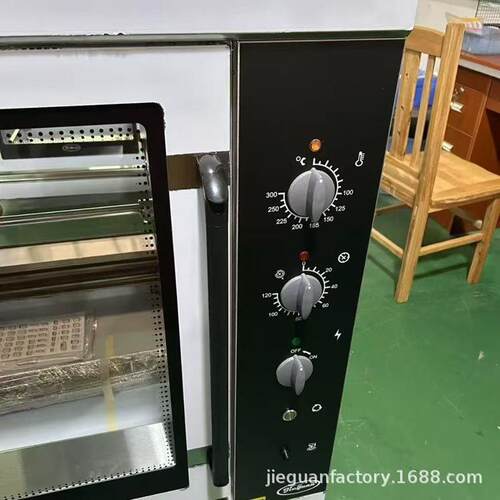 杰冠EB-201单层旋转电烤鸡炉大容量烤24-28只烤鸭炉商用电烤鸭箱