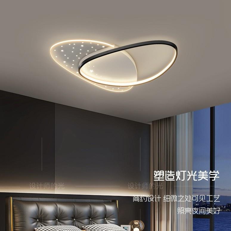卧室灯2025年新款简约现代主卧书房间灯创意星空轻奢北欧吸顶灯具