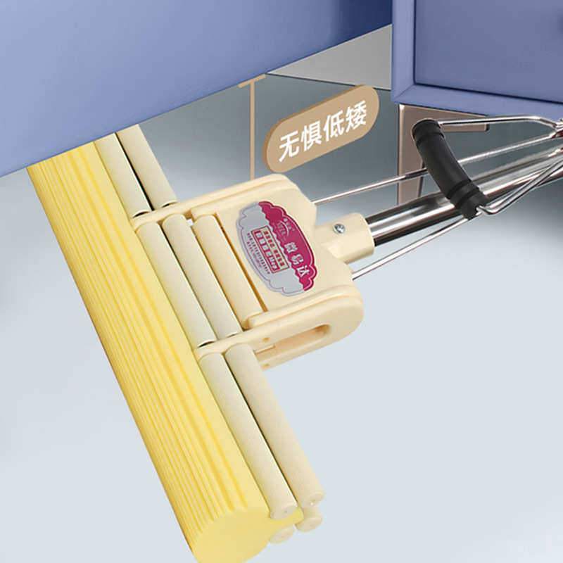 定制新款免手洗海绵拖把家用木地板拖把懒人拖地拖把家用一拖