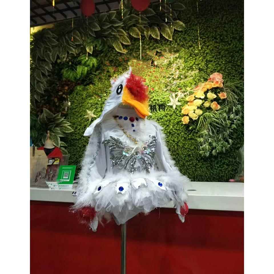 正品新幼款儿童表咏鹅舞蹈演服儿大鹅演白出服动物造型卡通服装舞