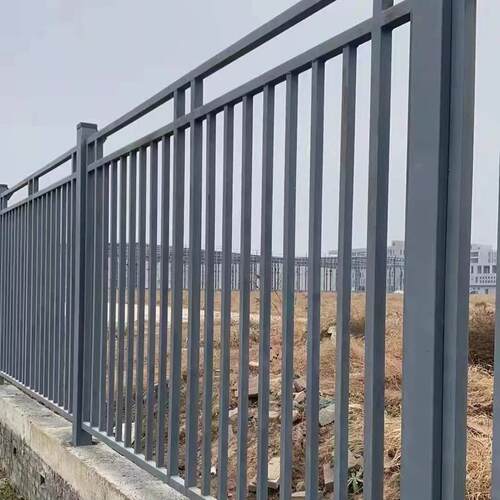 锌钢围墙护栏庭院户外小区栅栏铁艺围栏家用方管防爬铸铁隔离栏杆