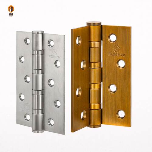 不锈钢合页静音轴承木门铰链五金配件门304平开合叶加厚5寸2片装