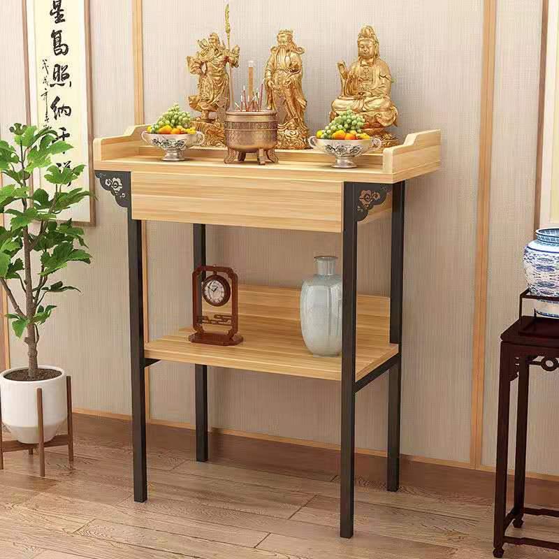 家用供桌佛台佛龛财神供奉桌佛柜实木立柜贡佛桌香案架子简约现代