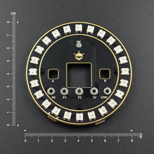 DFRobot自营店 microbit环形RGB灯扩展板 可穿戴时钟 图形化程式