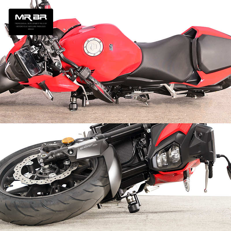 MRBR适配本田CB400F护杠弹簧防摔球cb500f保险杠X无极500AC改装件