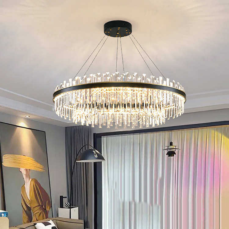 2024年新款网红客厅吊灯 轻奢现代简约卧室餐厅水晶灯中山灯具,家装灯饰光源,客厅吊灯,淘宝优惠券,粉丝福利购,淘宝优惠卷