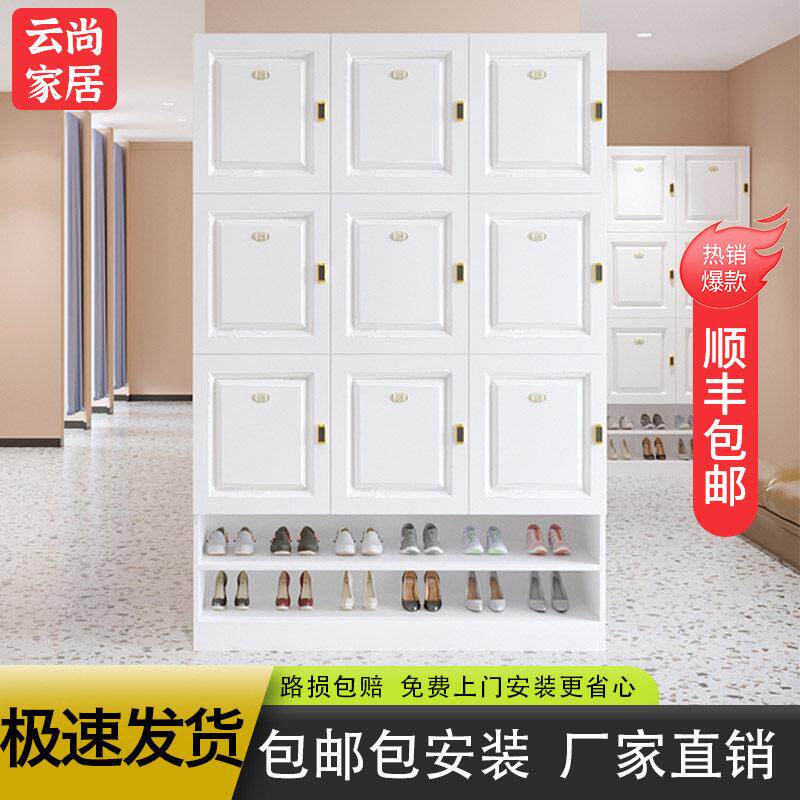 木质更衣柜游泳馆健身房瑜伽馆储物柜理发店美容院客人员工存衣柜