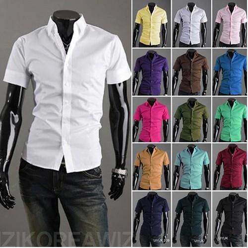 Short sleeved shirt men's inch shirt half sleeved shirt