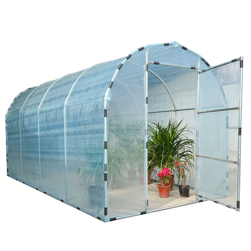 家用暖棚温室花房暖房保温大棚骨架保暖小花棚简易冬塑料种植耐用