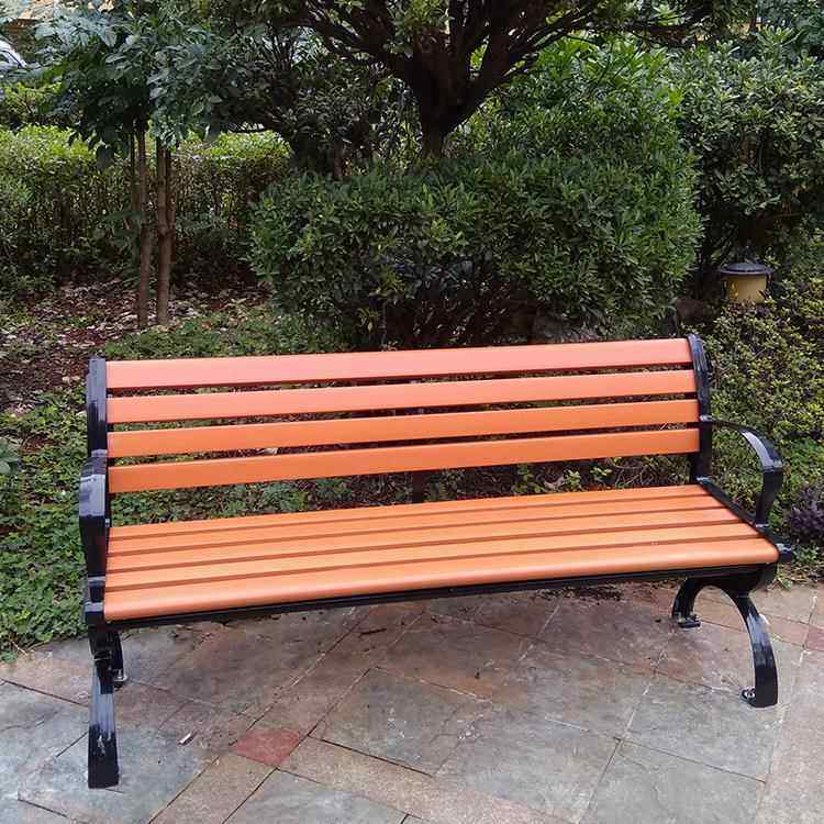 户休外室防腐闲排椅公园椅子浴更长衣椅休息铁UAP艺长凳阳台实木