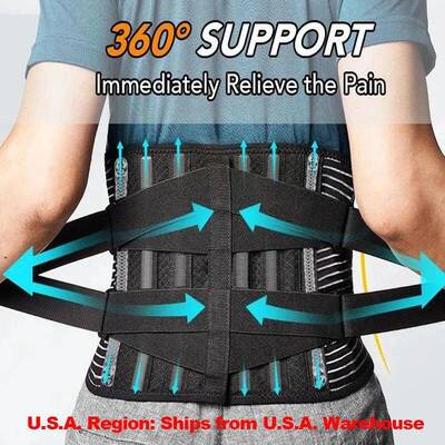 Back Braces Waist Belt Men Women Work Lower Back Pain Relief