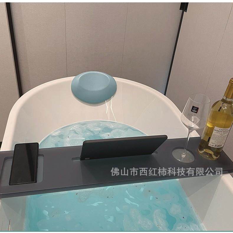 工厂现货酒店家用高档防水轻奢泡澡刷剧看电影看书红酒浴缸置物架