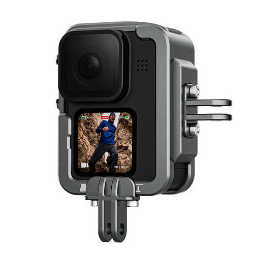 厂家直销TELESIN泰迅横竖拍铝合金属兔笼保护框适用GOPRO12/11/10