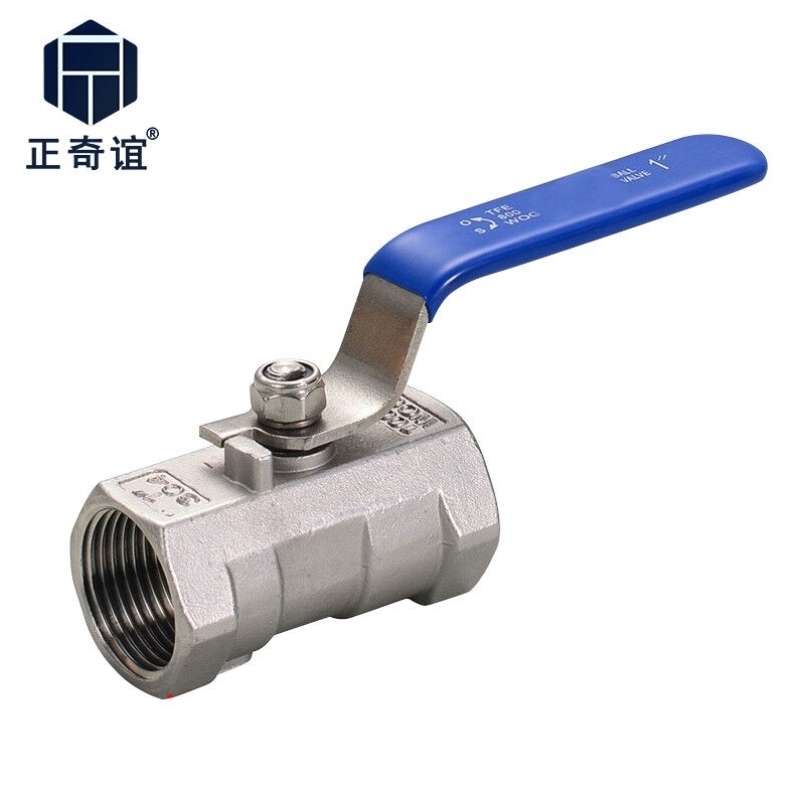 正奇谊不锈钢球阀一片式内丝螺纹球阀阀门水阀开关304不锈钢DN25