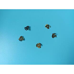 12B010 0011电极羽根5mhz外径10.5mm镀金 0011三爪弹片CRTS12B