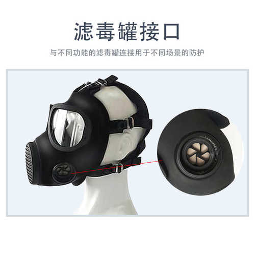 FNJ09A防毒面具五件套自吸式过滤MF21型防毒面罩防核污染生化面罩