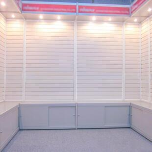 pvc塑料槽板墙展示架槽板挂钩货架卡槽曹板坑板乐器店装修背景板