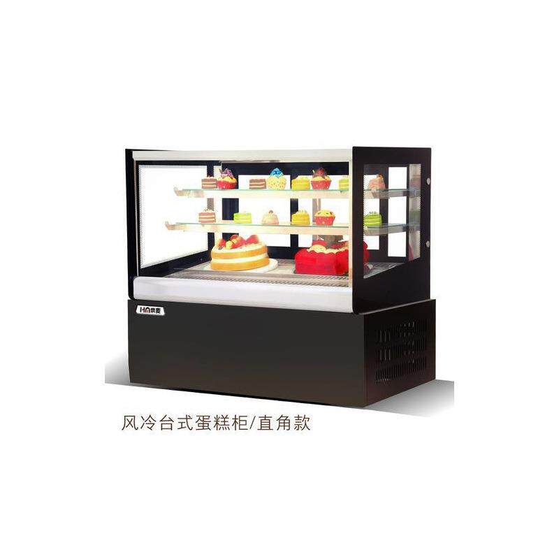 方形前开门蛋糕柜直角蛋糕展示柜立式风冷慕斯柜甜品熟食水果柜