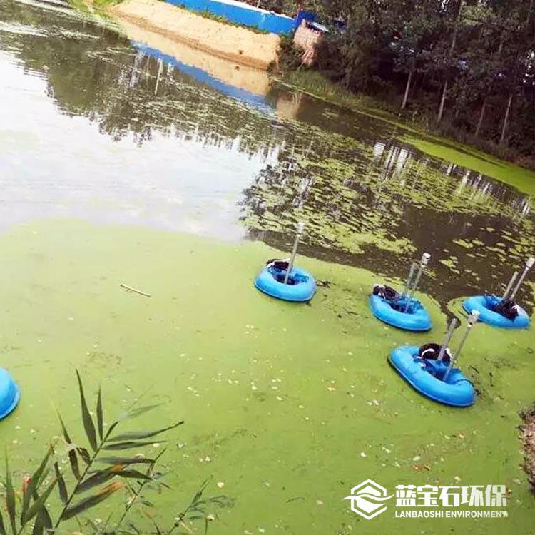 漂浮式潜水曝气机FQXB3kw浮动式离心曝气器潜水浮筒式氧气泵