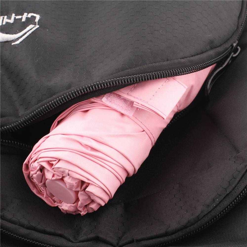 圆形雨伞太阳伞胶囊伞umbrella防晒遮阳伞五折伞折叠晴雨伞