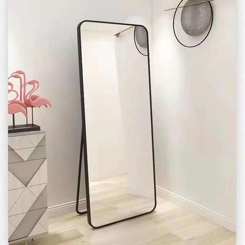 全身镜子穿衣镜落地镜卧室宿舍家用试衣镜卧室门后全身镜边框