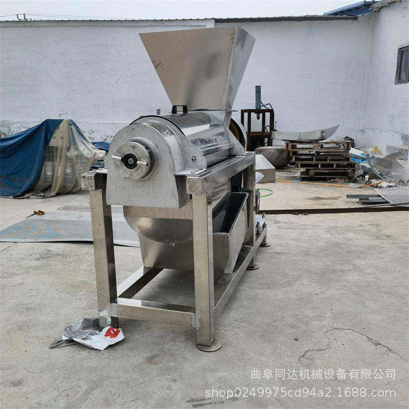 果蔬深加工螺旋榨汁机秋葵柠檬枸杞辣椒油麦菜饮品酱料挤汁机