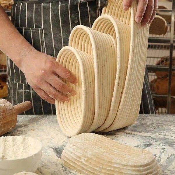 Bread Proofing Basket Storage Woven Cane Bread Basket