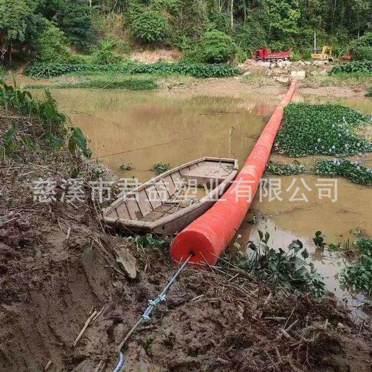 小型水电站河道支流适用有效拦截泡沫垃圾方便清理塑料拦污浮筒