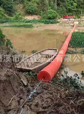 小型水电站河道支流适用有效拦截泡沫垃圾方便清理塑料拦污浮筒