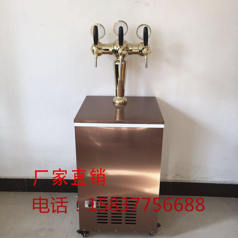 双头制冷冰鲜售酒机烧烤店冰鲜精酿啤酒售酒设备