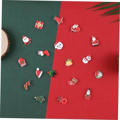 10pcs Christmas Decoration Resin patch DLY hair accessories