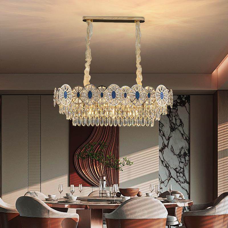 2025新款水晶花蕾吊灯客厅灯餐吊灯卧室灯餐厅灯婚庆K9水晶吊灯