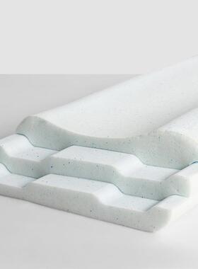 弹温割凝MSF200胶零压枕切慢回枕头高低调节恒记忆棉三层枕芯