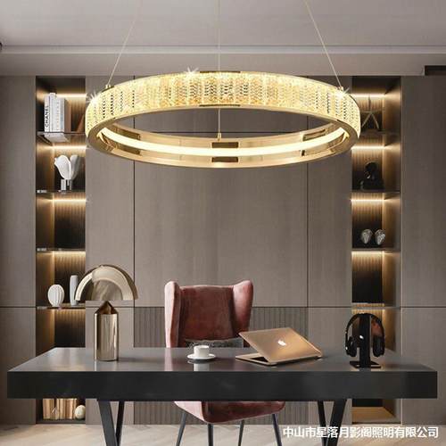 轻奢客厅吊灯简极2024年新现代简约意款意式创餐厅卧室899酒店灯