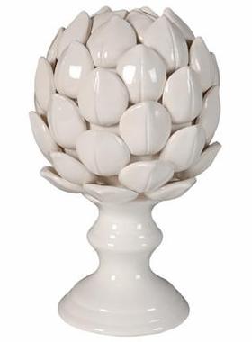 高档陶洋蓟装品宝莲灯饰朝蓟摆件美瓷式手工鲜玄关书架软装