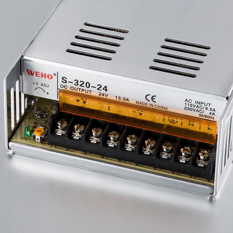 单组LED开W关电源CE认证-年320-24质保3JPKS-320-24V-13S.3A