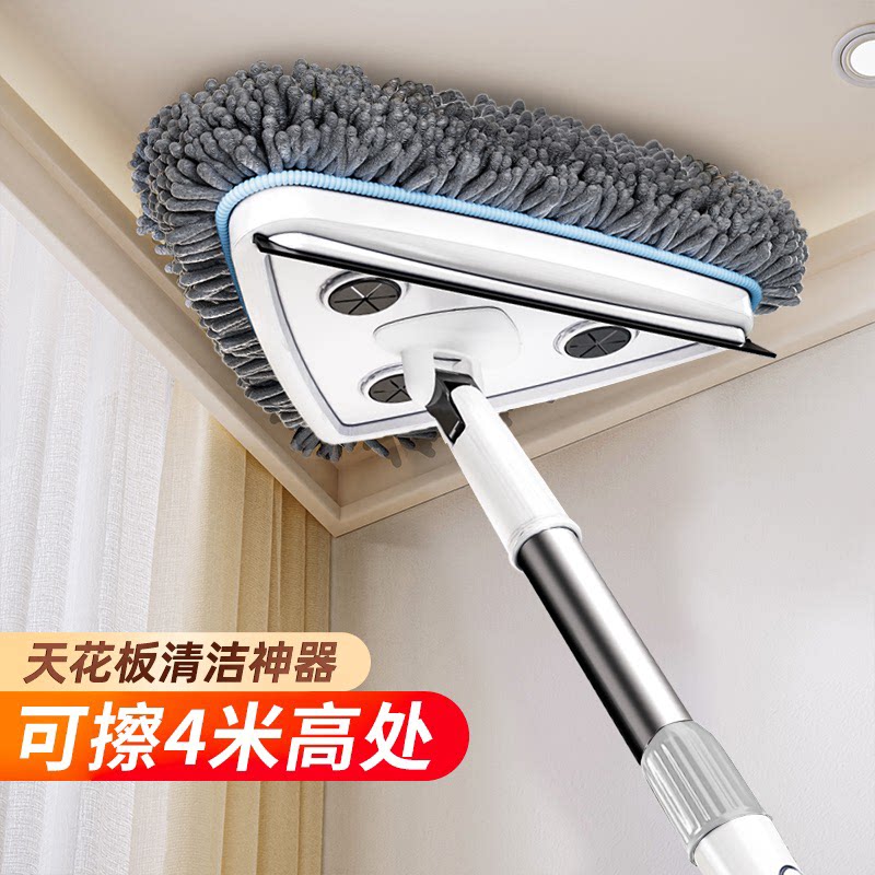 擦玻璃家用伸缩杆高楼层搽外窗户擦墙面大扫除清洁工具刮马小