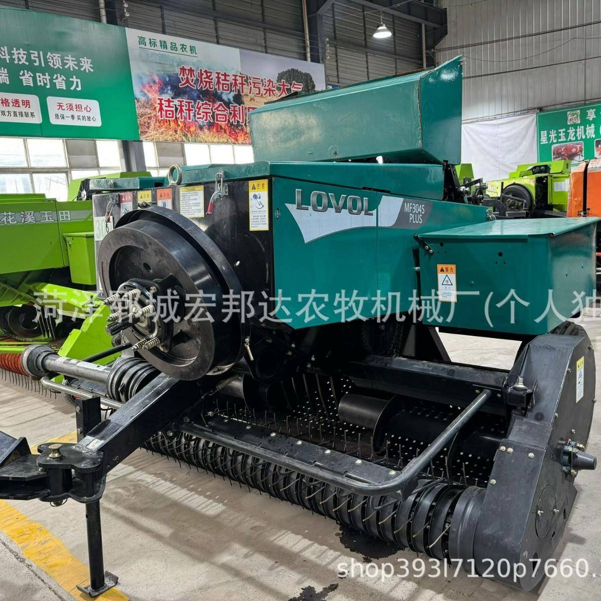 全新小型方草打打捆机牵引式青储打捆一体机牛羊养殖饲料打包机
