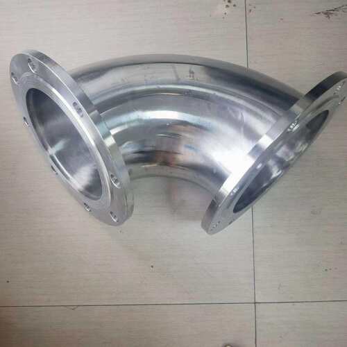 不锈钢接头光面法兰90度弯头泵房水处理工程配件规格弯度可订304