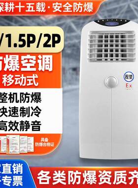 防爆空调迷你移动空调免排水1P1.5P2P便携式冷暖一体机冷气机