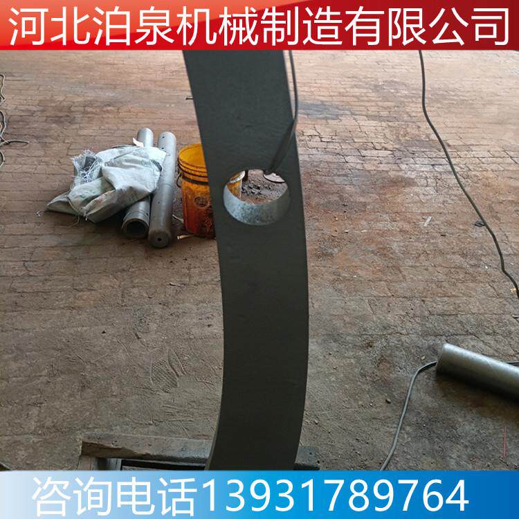公路桥梁防撞护栏支架道路铸铁底座铸钢牛角扶手立柱量大优惠