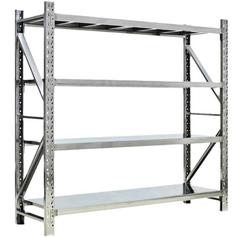 仓储货架家用置物架加厚仓库多层铁架展示架超市快递多功能货物架