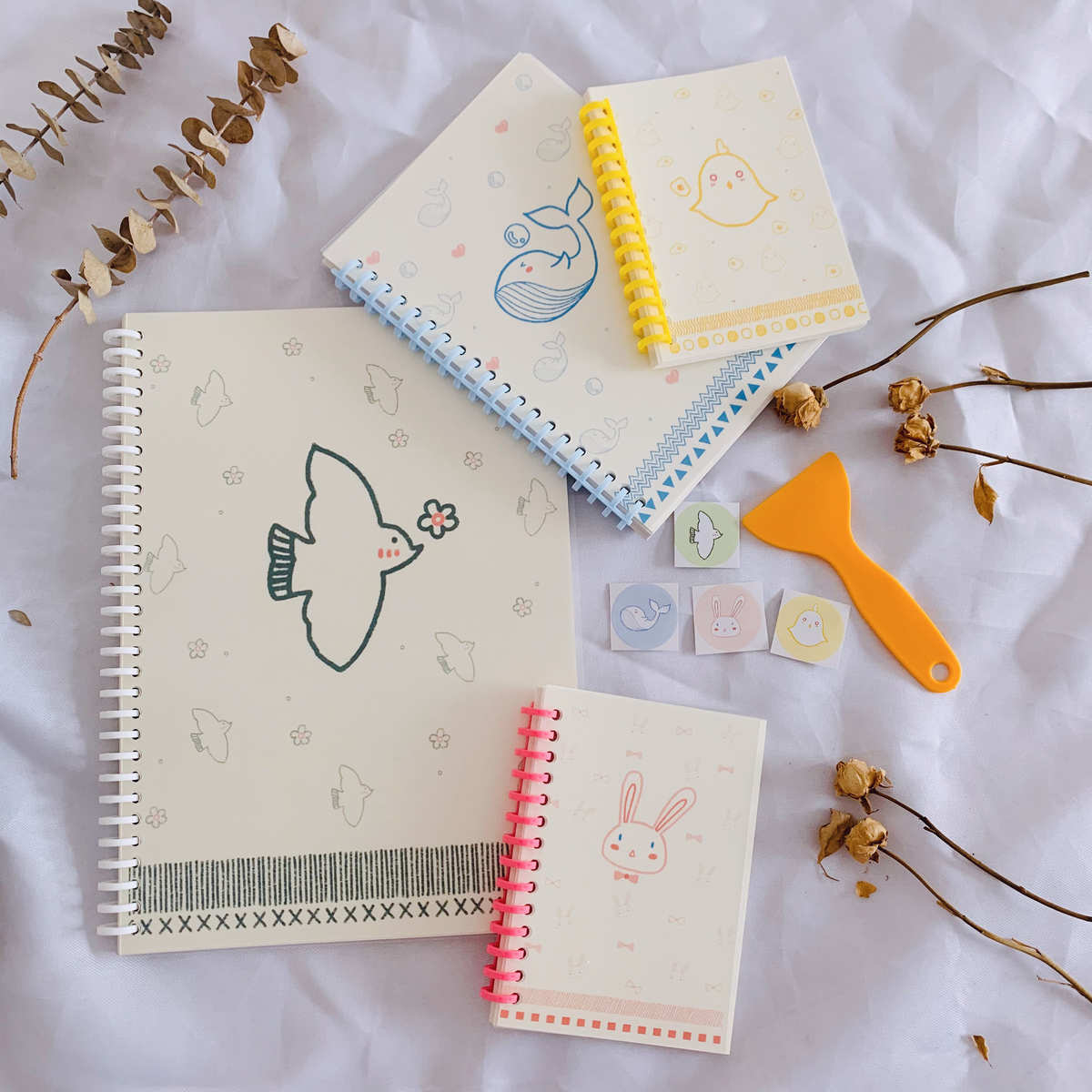 【一本包邮】活页离型本离型纸本双面A4A5A6手帐和纸胶带拉图鉴本