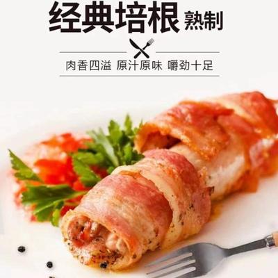 乐凡希超值培根片500g三明治汉堡手抓饼西餐烧烤披萨商用烟熏培根