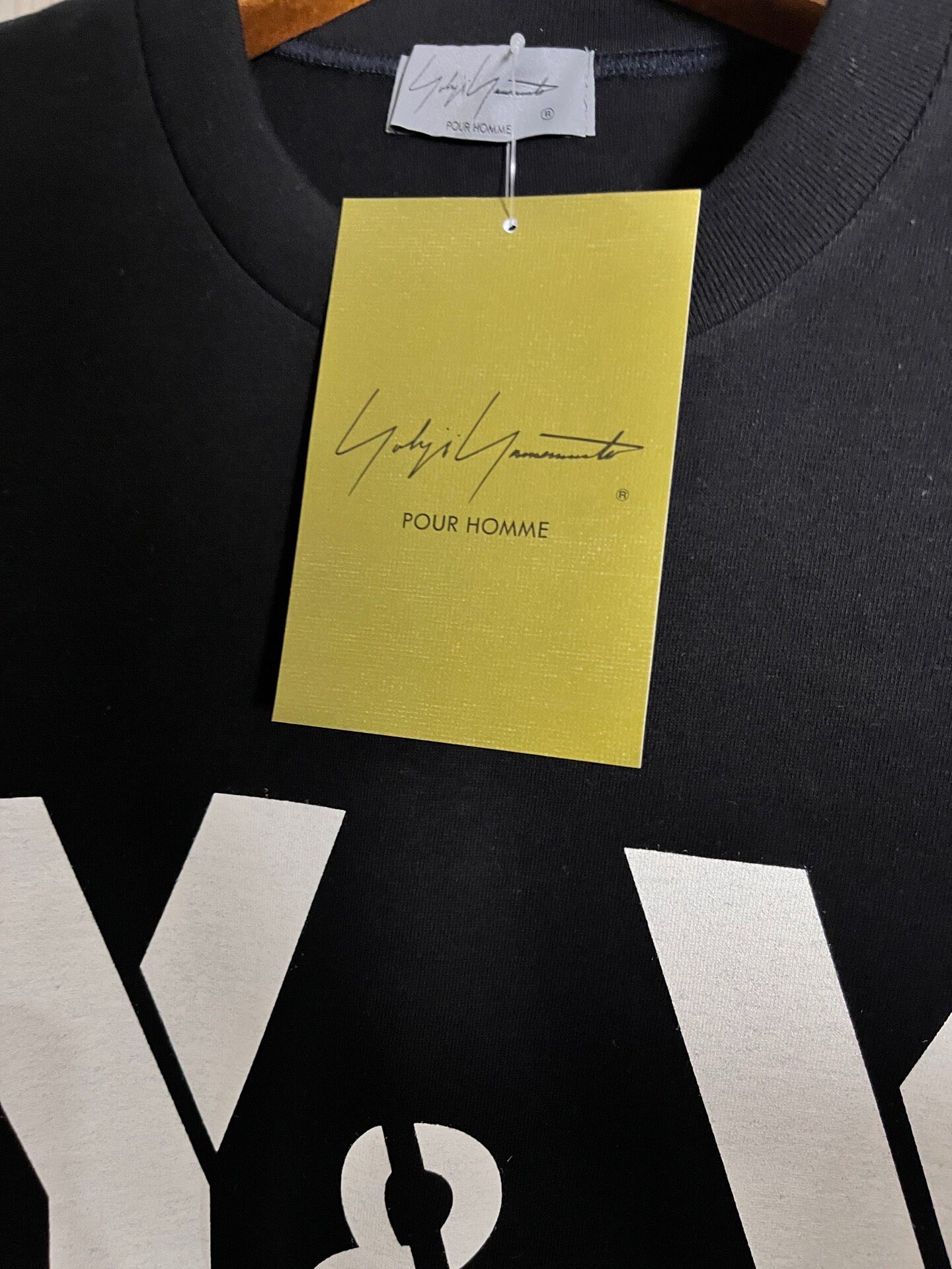 Yohji Yamamoto Y&Y Print Short-Sleeve T-Shirt — detail