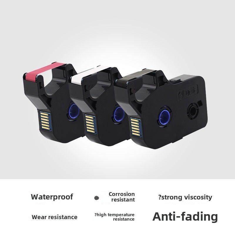 硕方线号机TP70/76色带TP-R1002B原装黑色带 贴纸 tp60i tp-r100b