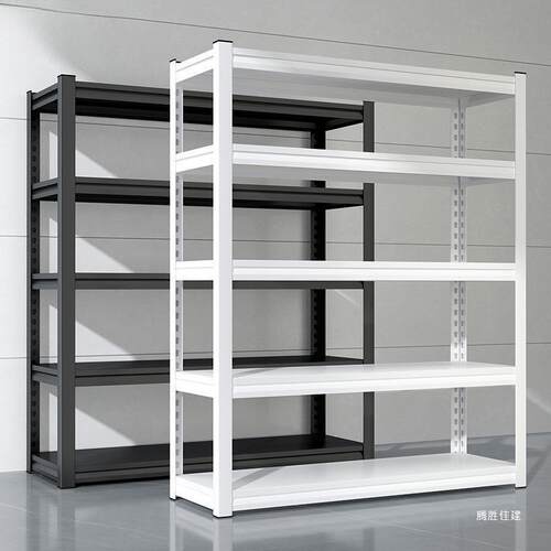 通体柱货架多层置物架阳台IOG超收市仓储货架落地架纳架家立用铁